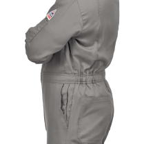 Bulwark FR Excel FR ComforTouch Deluxe Coverall - 6 oz. HRC2 - On Model - Grey - Waistband