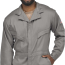 Bulwark FR Excel FR ComforTouch Deluxe Coverall - 6 oz. HRC2 - On Model - Grey - Chest Detail