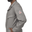 Bulwark FR Excel FR ComforTouch Deluxe Coverall - 6 oz. HRC2 - On Model - Grey - Left Side Detail