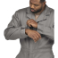 Bulwark FR Excel FR ComforTouch Deluxe Coverall - 6 oz. HRC2 - On Model - Grey - Snap Cuffs