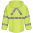 Bulwark FR Hi-Vis Flame Resistant Rain Jacket w/Roll-Up Hood HRC2