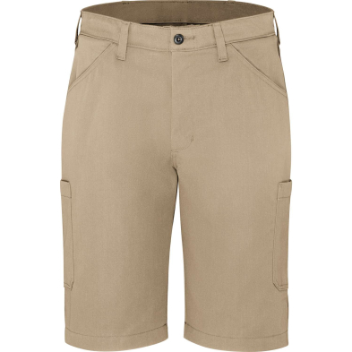Red Kap Men's Pro Short with Mimix - Khaki - Front