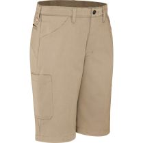 Red Kap Men's Pro Short with Mimix - Khaki - Right Side