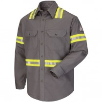 Custom Bulwark Enhanced Visibility Uniform Shirt - Excel FR Comfortouch - 7.0 oz.