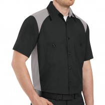 Red Kap Men's Short Sleeve Motorsports Shirt