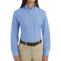 Red Kap Women's Executive Button-Down Collar LS Oxford Dress Shirt