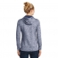 Sport-Tek&reg; Ladies' PosiCharge &reg; Electric Heather Fleece Hooded Pullover