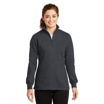 Sport-Tek&reg; Ladies' 1/4-Zip Sweatshirt