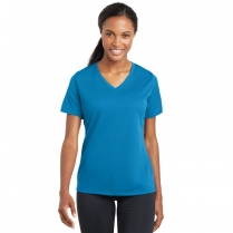 Sport-Tek&reg; Ladies' PosiCharge&reg; RacerMesh&reg; Tee