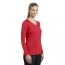 Sport-Tek&reg; Ladies' Long Sleeve PosiCharge&reg; Competitor&trade; V-Neck Tee