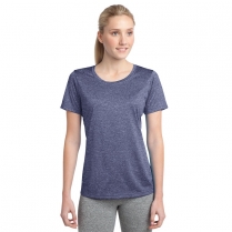 Sport-Tek&reg; Ladies' Heather Contender&trade; Scoop Neck Tee