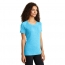 Sport-Tek&reg; Ladies' PosiCharge&reg; Tri-Blend Wicking Scoop Neck Raglan Tee