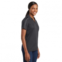 Sport-Tek&reg; Ladies' Micropique Sport-Wick&reg; Piped Polo