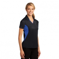 Sport-Tek&reg; Ladies' Side Blocked Micropique Sport-Wick&reg; Polo