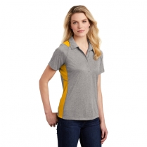 Sport-Tek&reg; Ladies' Heather Colorblock Contender&trade; Polo