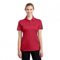 Sport-Tek&reg; Ladies' PosiCharge&reg; Active Textured Colorblock Polo