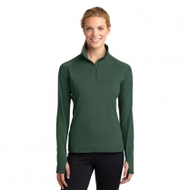 Sport-Tek&reg; Ladies' Sport-Wick&reg; Stretch 1/2-Zip Pullover