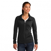 Sport-Tek&reg; Ladies' Sport-Wick&reg; Stretch Full-Zip Jacket