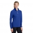 Sport-Tek&reg; Ladies' Sport-Wick&reg; Textured 1/4-Zip Pullover