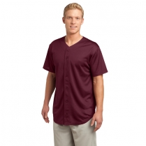 Sport-Tek&reg; PosiCharge&reg; Tough Mesh Full-Button Jersey