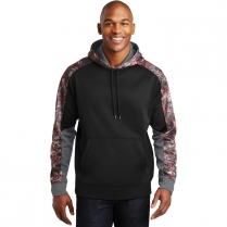 Sport-Tek&reg; Sport-Wick&reg; Mineral Freeze Fleece Colorblock Hooded Pullover