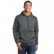 Sport-Tek&reg; Sport-Wick&reg; CamoHex Fleece Colorblock Hooded Pullover