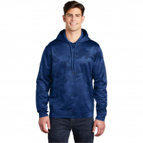 Sport-Tek&reg; Sport-Wick&reg; CamoHex Fleece Hooded Pullover