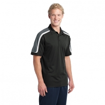 Sport-Tek&reg; Tricolor Shoulder Micropique Sport-Wick&reg; Polo