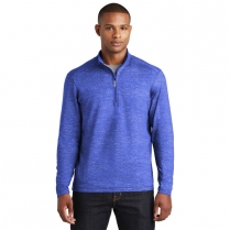 Sport-Tek&reg; Sport-Wick &reg; Stretch Reflective Heather 1/2-Zip Pullover