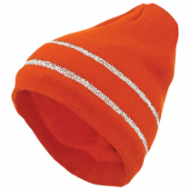 Tough Duck Acrylic Knit Cap with Reflective Stripe