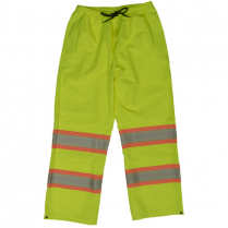 Tough Duck Hi-Vis Packable Safety Rain Pant