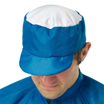 CritiCore Ventilated Automotive Painter&rsquo;s Cap - On Model - Royal - Top