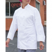 Uncommon Threads Classic 10 Knot Premium Cotton Twill Chef Coat