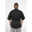 Uncommon Chef Delray Pro Vent Chef Coat - On Model - Black - Back