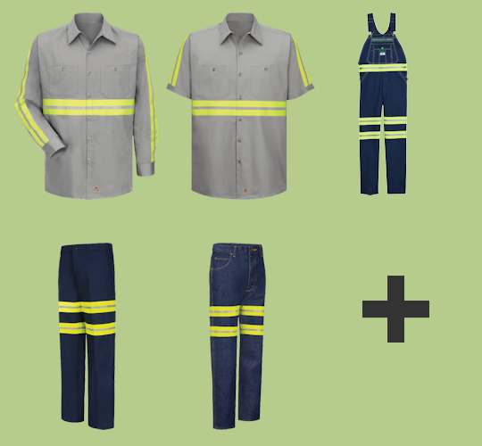 100% Cotton High Visibility Industrial Workwear