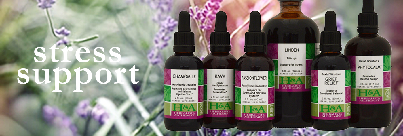 herbalist and alchemist stress support herbal products 