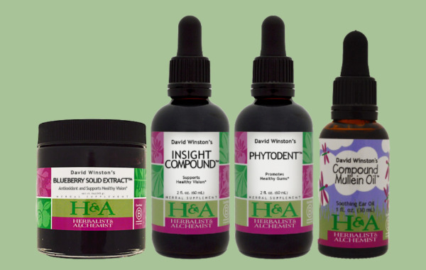 Vision, Oral & Ear Support formula and extracts.