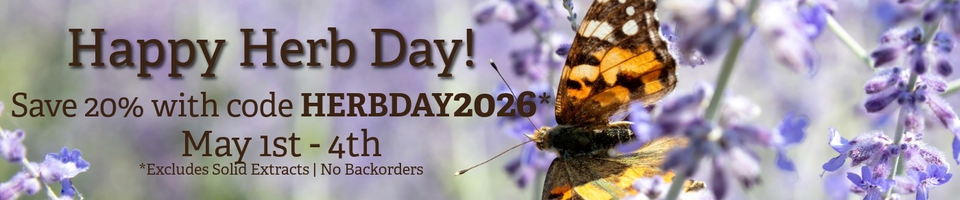 Happy Herb Day. Use Prom Herbday2026 for 20% off.