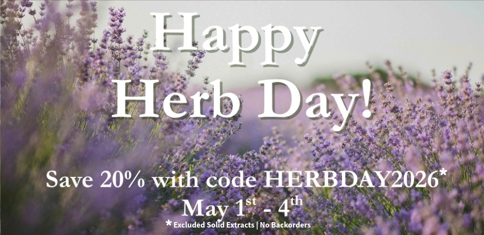 Save 20% with promo HERBDAY2026.