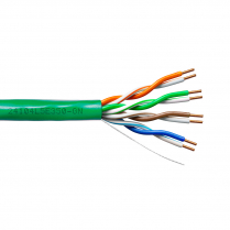 Provo CAT5E UTP Cable 24-4pr SOL BC UNSH 350MHz CMR ETL FT4 RoHS &ndash; Green JKT