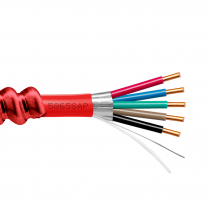 Provo Multi-Conductor Fire Alarm 16-5c SOL BC FL SH AIA CSA FT4 UL &ndash; Red Painted JKT