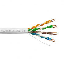 Provo CAT5E UTP Cable 24-4pr SOL BC UNSH 350MHz CMP ETL FT6 RoHS &ndash; White JKT