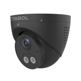 Cymbol 8MP 4K Tri-guard Turret Camera Two-way Audio & Light &ndash; Black