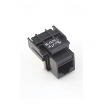 Provo Cat 5 Enhanced RJ45 Keystone Jack 110 Style &ndash; Black