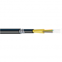 Prysmian 12 Fiber (SM) 900um Indoor/Outdoor OFCP T/B &ndash; Black JKT