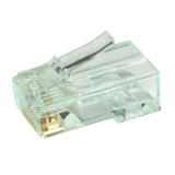 Simply45&reg; Cat6 Unshielded Pass-Through RJ45 &ndash; 500 Plugs &ndash; Green Tint