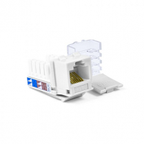 SynConnect Cat6 Keystone Jack UTP 90 Degree, T568A/B, 110 IDC