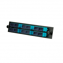 SyncFiber 12F Multi-mode (OM3/4) SC Duplex Adapter Plate &ndash; Aqua