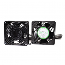 SyncSystem Cooling Fan for Wall Mount Racks &ndash; 2 fans + Power Cable