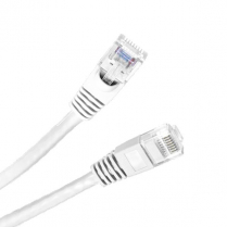 SynCable RJ45 CAT5E 350MHz FT-4 Molded Patch Cable &ndash; 10ft &ndash; White